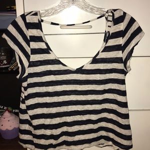 Stripped forever 21 T-shirt